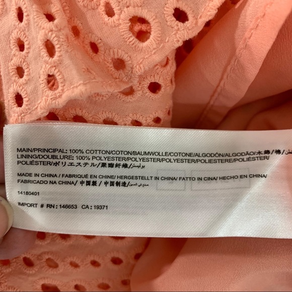 C/MEO Collective Eyelet Ruffle Midi Dress Sherbet - Picture 12 of 14